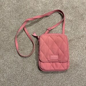 Vera Bradley Quilted Crossbody in Rose Dust